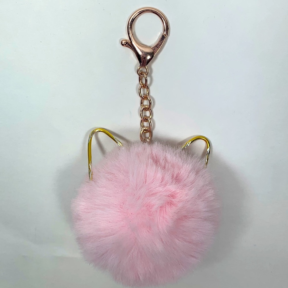 Puffy Cat Keychain